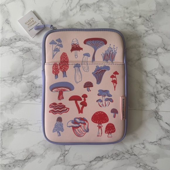 Barnes & Noble Accessories - Neoprene XSmall Book Sleeve in Mushroom Print